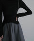 Diagonally Neck Asymmetry Top